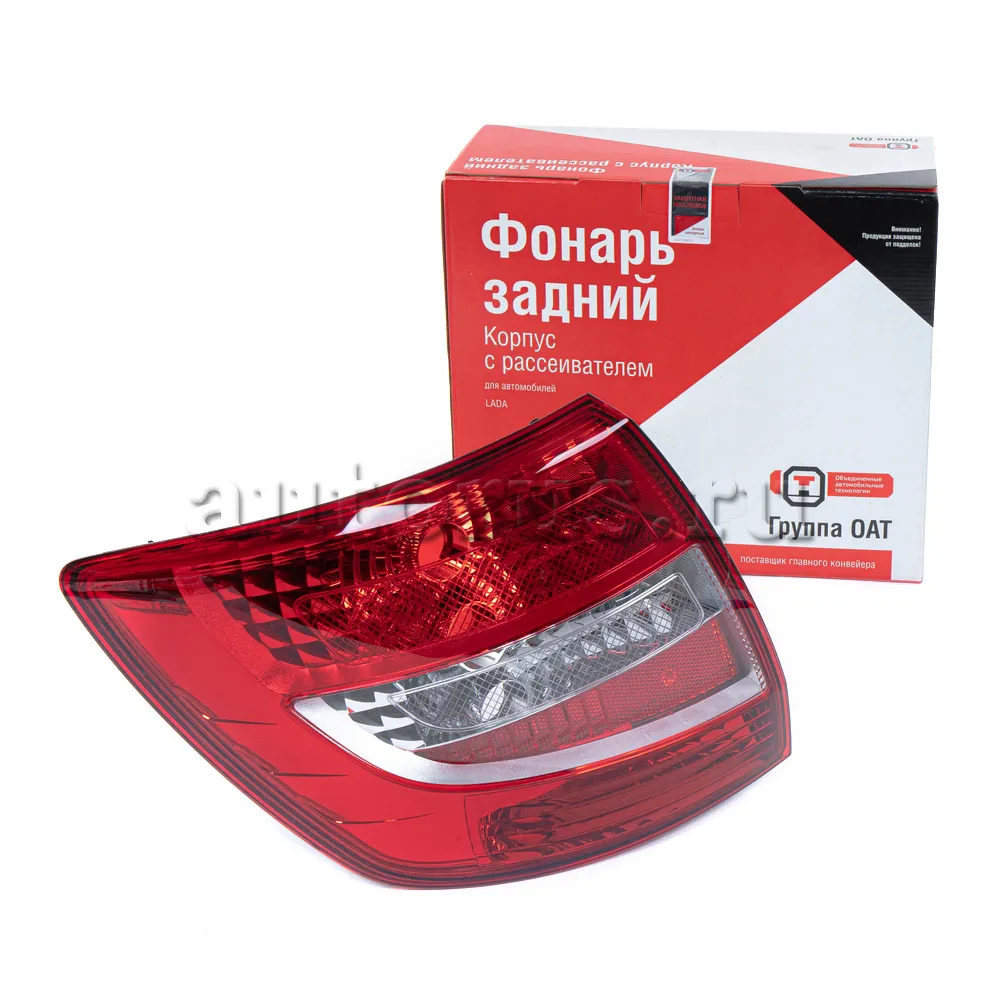 Корпус с рассеивателем левый LADA 21900371602190 LADA артикул  21900371602190 - цена, характеристики, купить в Москве в интернет-магазине  автозапчастей АВТОРУСЬ