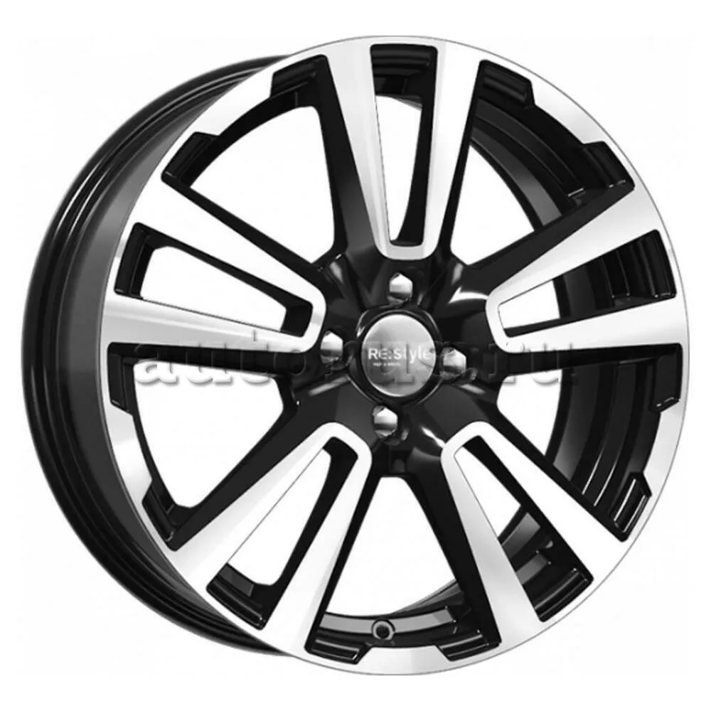 Диск литой R17 6.5J 4x100/60.1 ET43 КИК КС874 Алмаз черный 74870