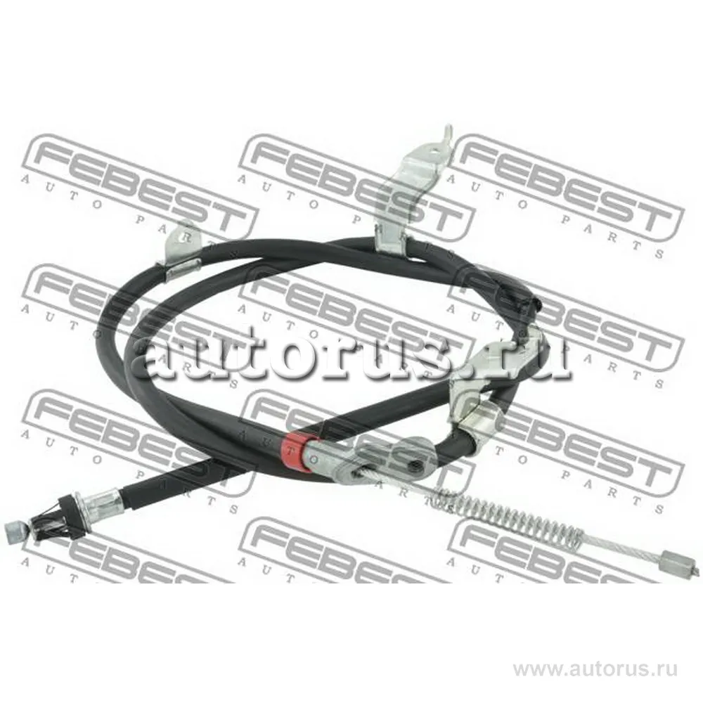 Трос стояночного тормоза L NISSAN Qashqai (J10) 06->/X-Trail (T31) 07->  FEBEST 0299-T31PCLH FEBEST артикул 0299-T31PCLH - цена, характеристики,  купить в Москве в интернет-магазине автозапчастей АВТОРУСЬ