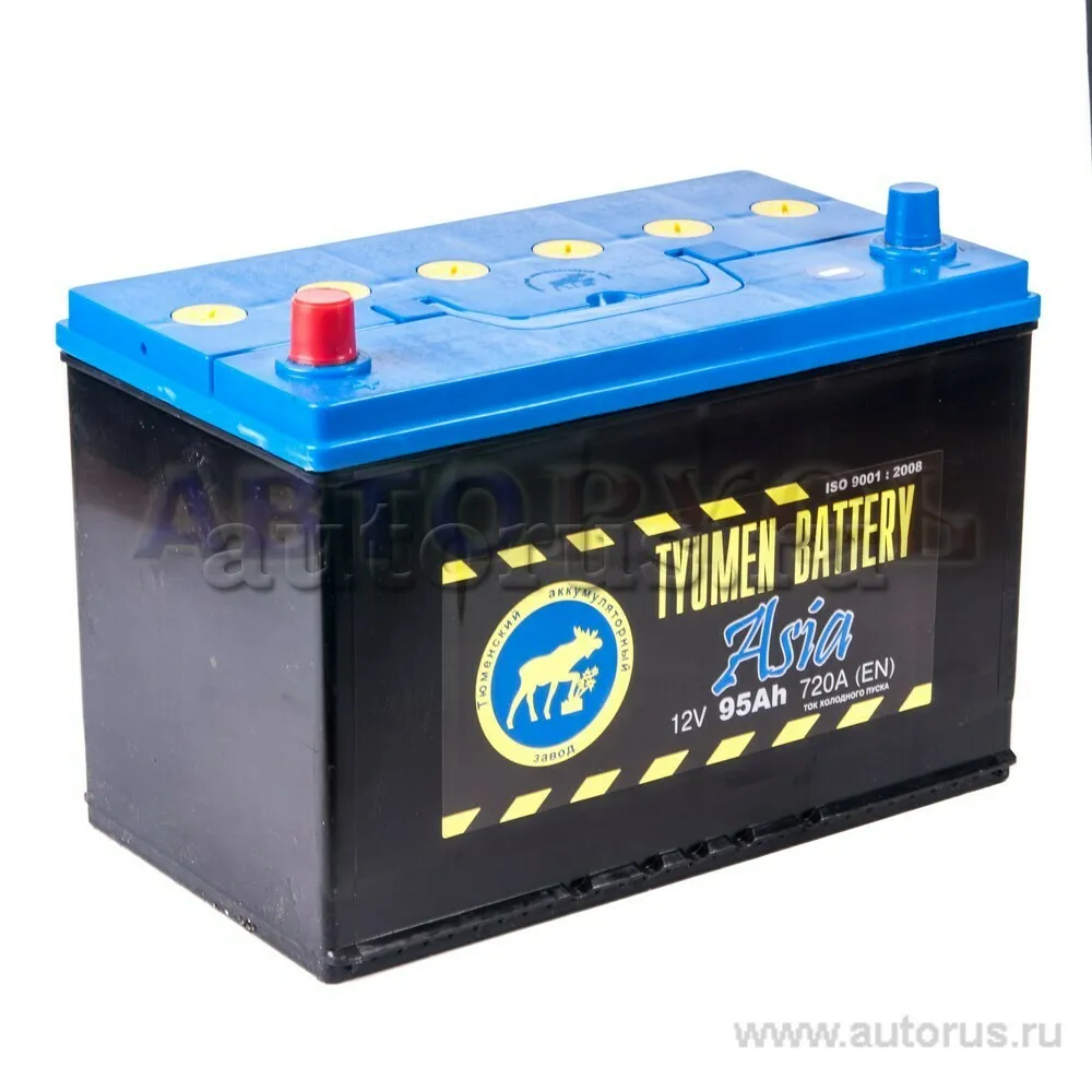 Аккумулятор TYUMEN BATTERY ASIA 95 А/ч прямая L+ 302x173x223 EN720 А TYUMEN  BATTERY артикул 6CT-95L ASIA - цена, характеристики, купить в Москве в  интернет-магазине автозапчастей АВТОРУСЬ