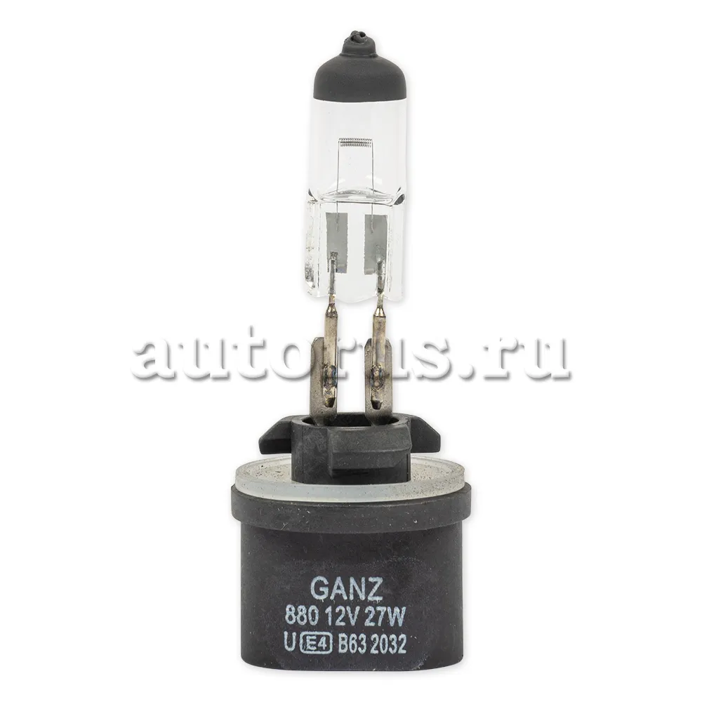 Лампа 12V H27W/1 27W PG13 GANZ 1 шт. картон GIP06020 GANZ артикул GIP06020  - цена, характеристики, купить в Москве в интернет-магазине автозапчастей  АВТОРУСЬ