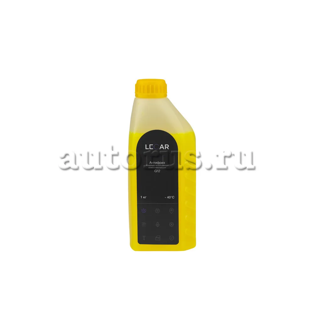 Антифриз LECAR G12 G12 готовый -40C желтый 1 л LECAR000051210