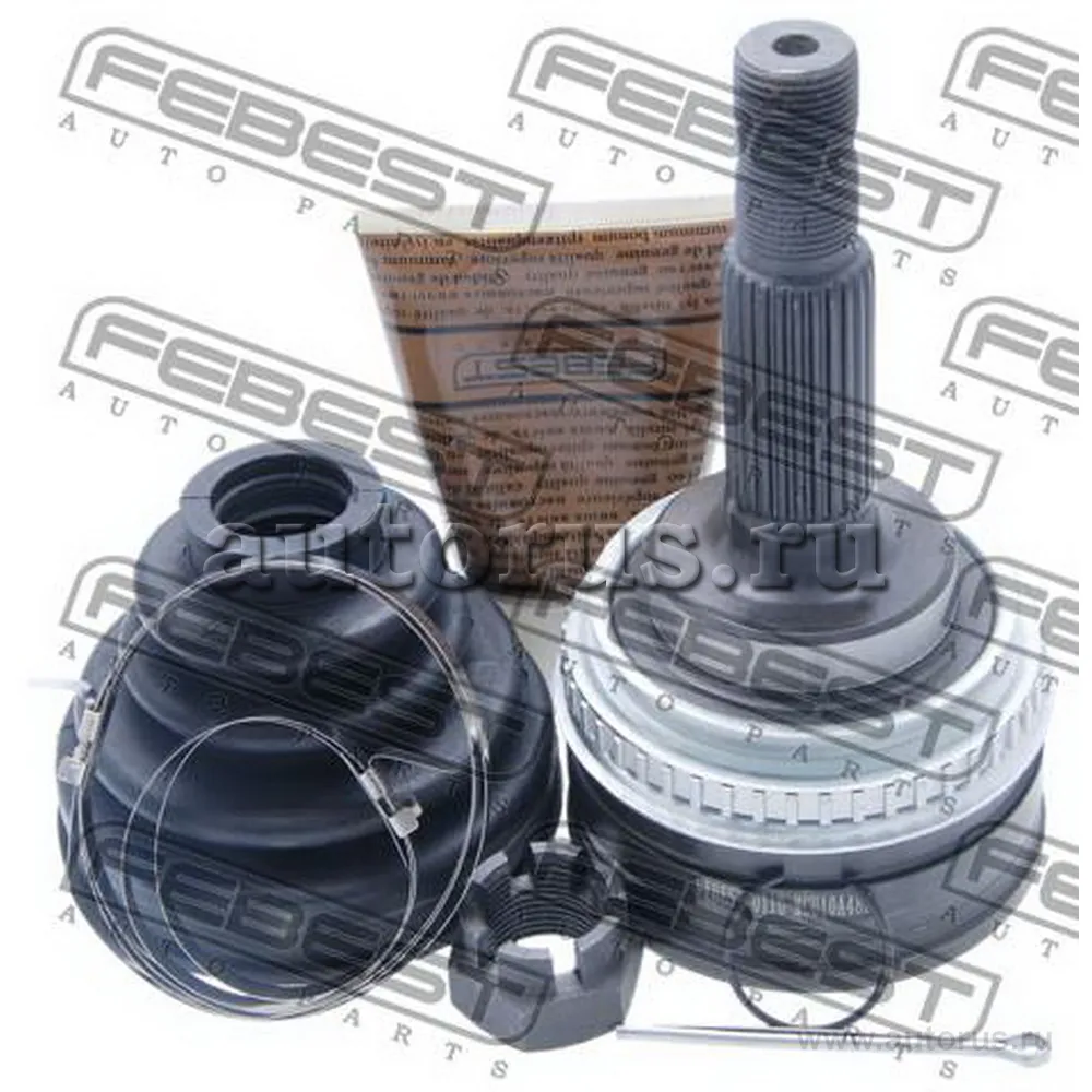 ШРУС наружный задний 26x56x26 TOYOTA KLUGER L/V ACU2#,MCU2# 2000.11-2007.05  [JP] FEBEST 0110-MCU10A48R FEBEST артикул 0110-MCU10A48R - цена,  характеристики, купить в Москве в интернет-магазине автозапчастей АВТОРУСЬ