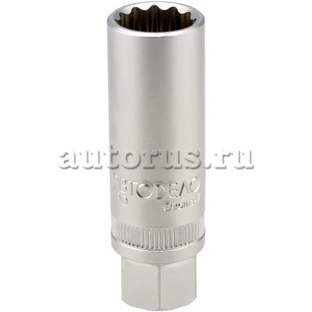 Ключ свечной *14 с магнитом (головка 12PT, DR38) АвтоDело Professional 39263