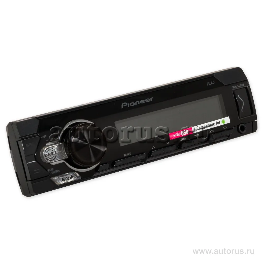 Автомагнитола PIONEER MVH-S110UB 4x50 Вт. USB, MP3, Android PIONEER артикул  MVH-S110UB - цена, характеристики, купить в Москве в интернет-магазине  автозапчастей АВТОРУСЬ