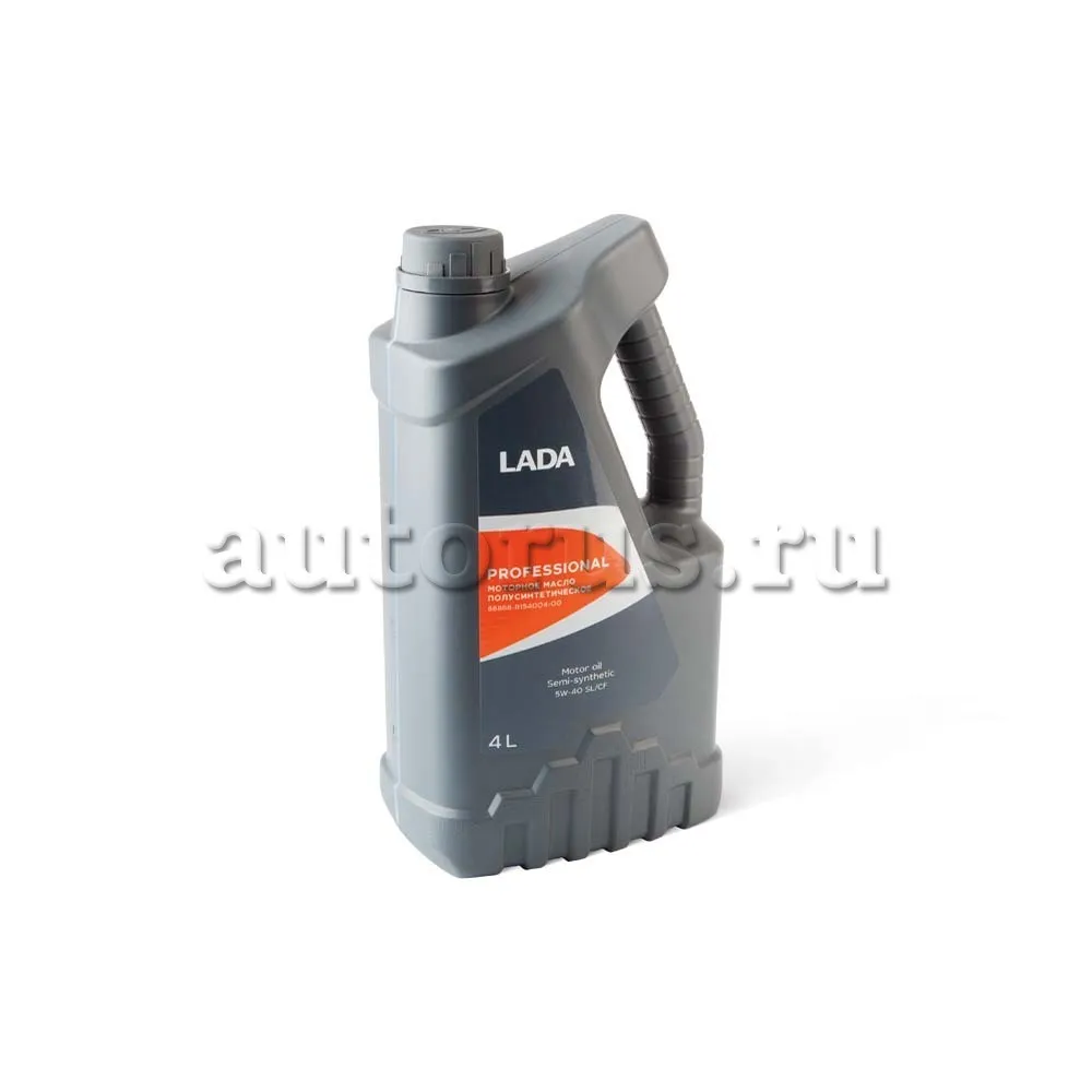 Масло моторное LADA PROFESSIONAL 5W-40, SL/CF, 4л (полусинтетика) LADA  88888R15400400