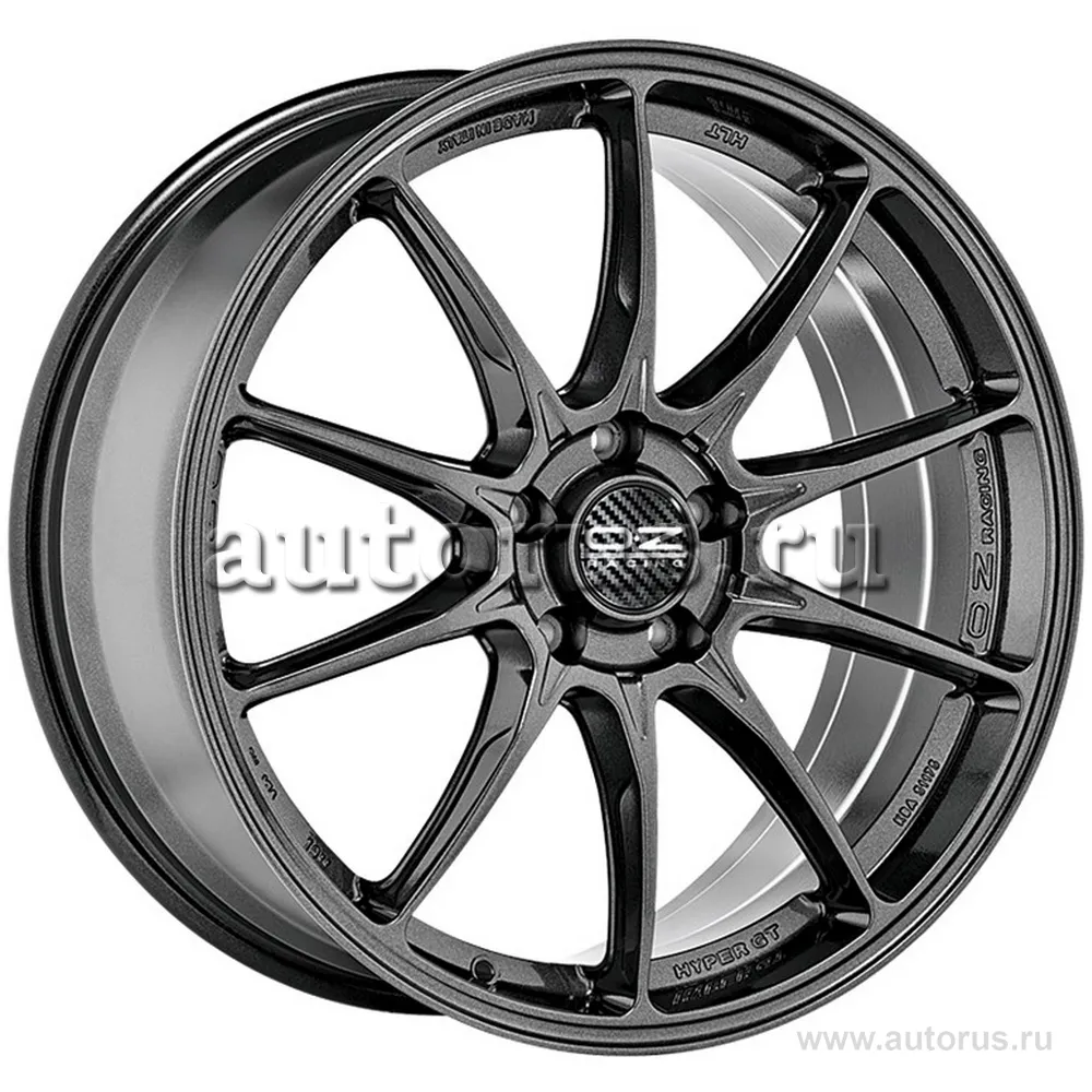 Диск литой R17 7.5J 5x100/68 ET48 OZ Hyper GT HLT Star Graphite W01A40201T6  OZ артикул W01A40201T6 - цена, характеристики, купить в Москве в  интернет-магазине автозапчастей АВТОРУСЬ