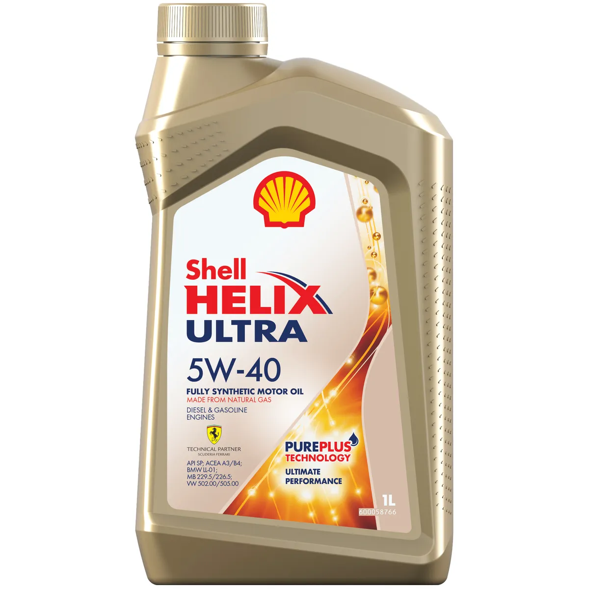 Масло моторное SHELL Helix Ultra SP 5W-40 синтетическое 1 л 550055904 SHELL  артикул 550055904 - цена, характеристики, купить в Москве в  интернет-магазине автозапчастей АВТОРУСЬ