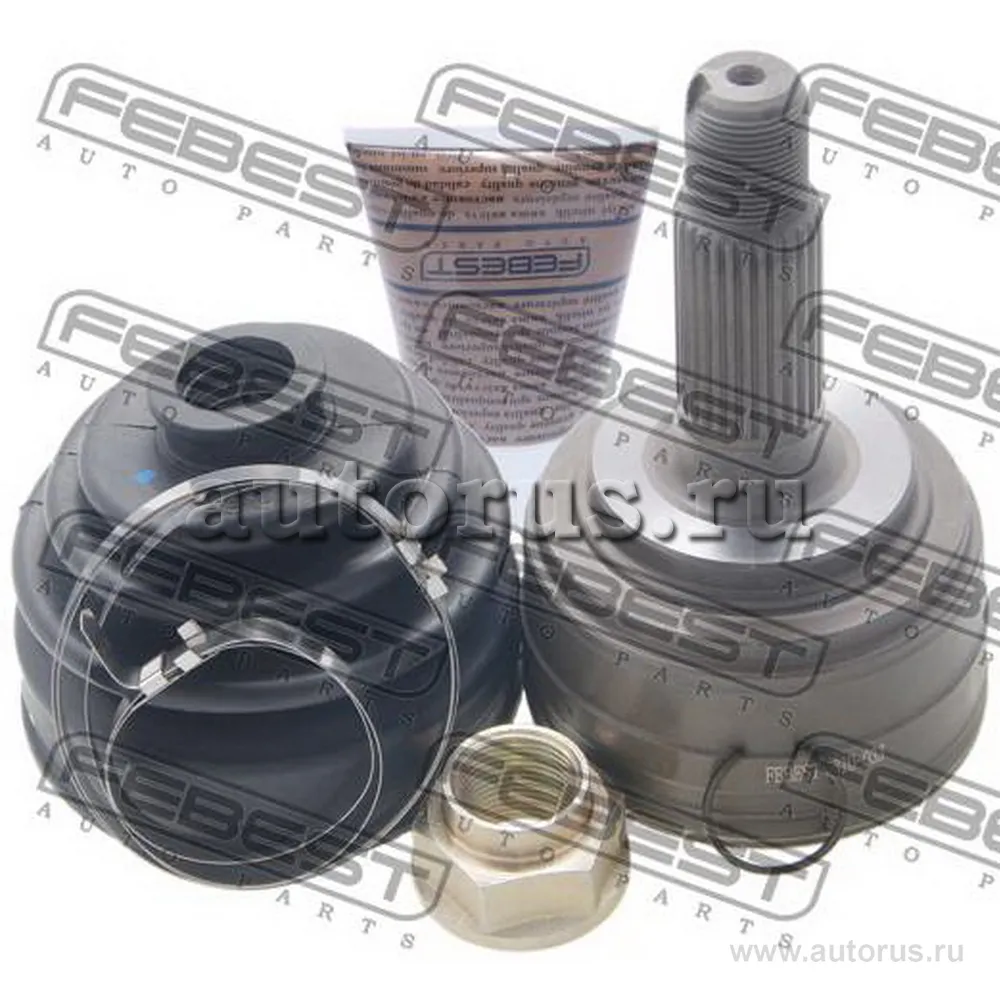 ШРУС наружный L=R HONDA CRV I/Odyssey/Prelude 95-01 /32x64x28 FEBEST  0310-033 FEBEST артикул 0310-033 - цена, характеристики, купить в Москве в  интернет-магазине автозапчастей АВТОРУСЬ