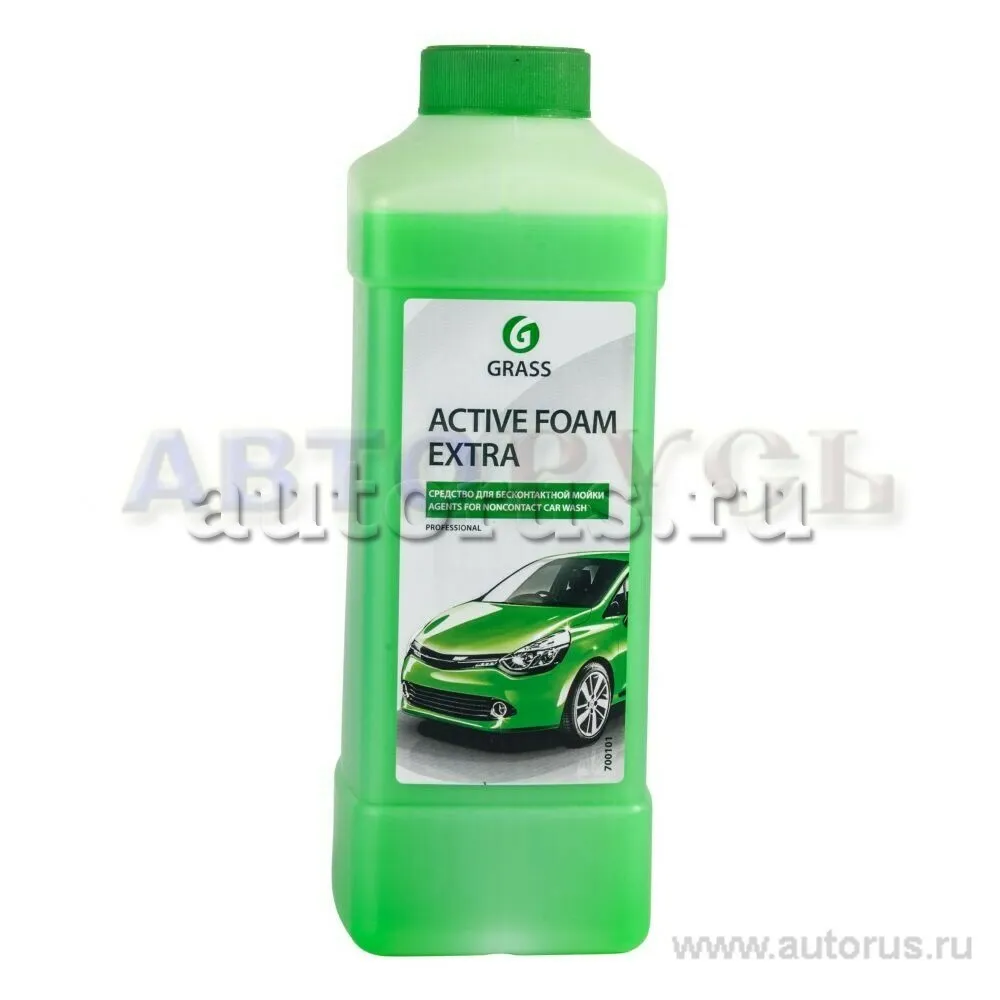 Автошампунь Active Foam Extra для бесконтактной мойки 1л GRASS 700101 GRASS  артикул 700101 - цена, характеристики, купить в Москве в интернет-магазине  автозапчастей АВТОРУСЬ