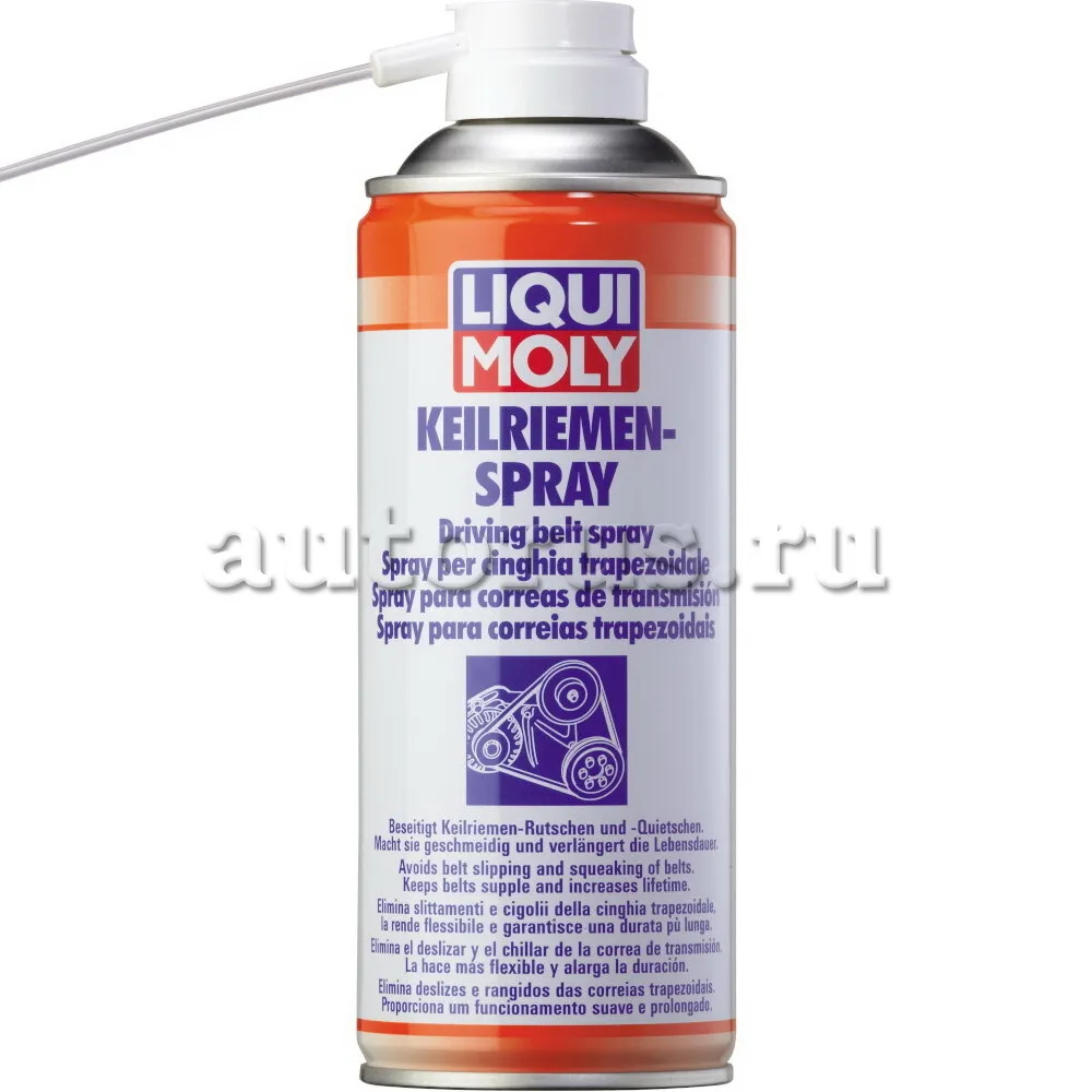 Спрей для клинового ремня LiquiMoly Keilriemen-Spray, 0,4 л купить в  Москве