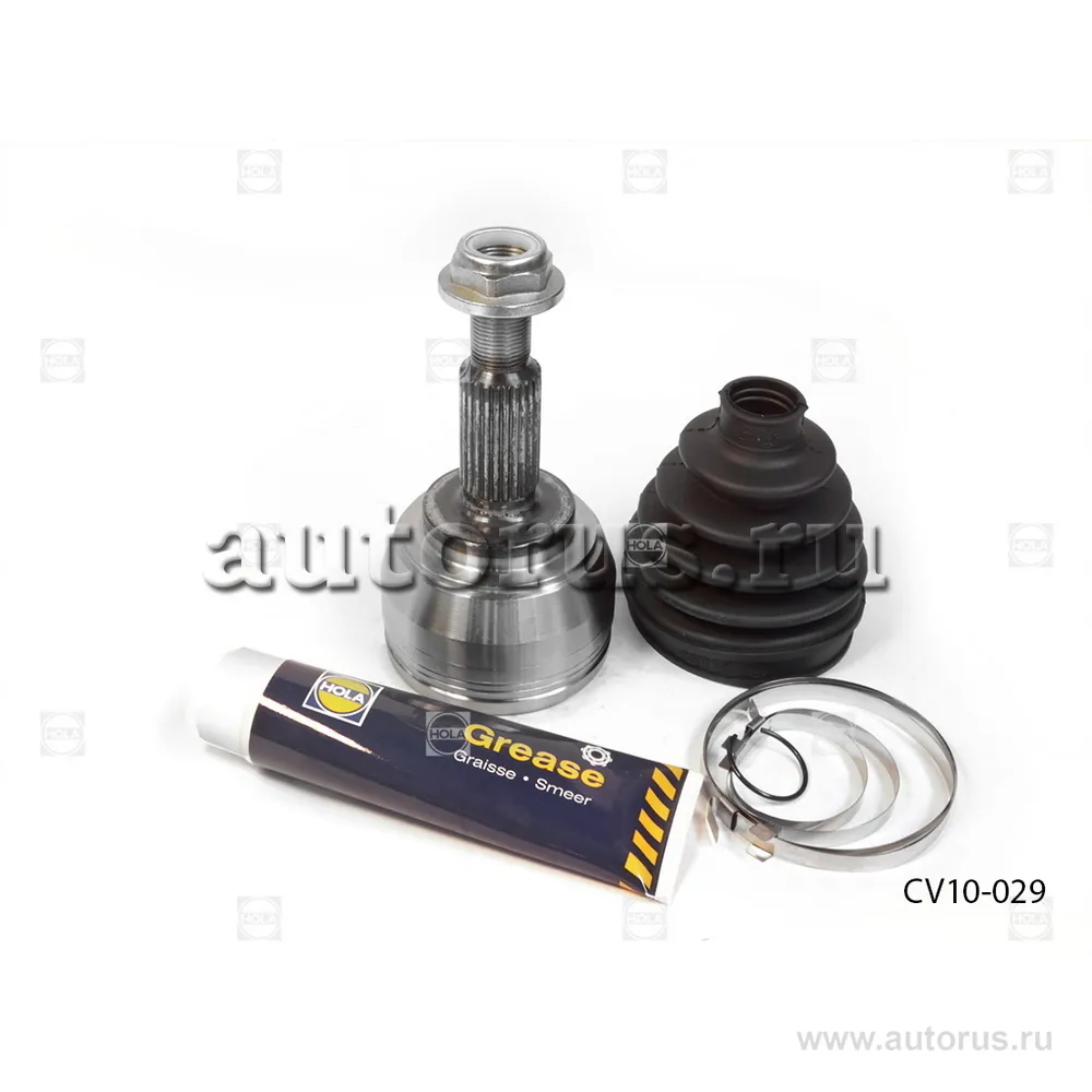 ШРУС наружный 25/33 шл., левый/правый RENAULT Duster (2WD), Fluence, Megane  III, Scenic HOLA CV10-029 HOLA артикул CV10-029 - цена, характеристики,  купить в Москве в интернет-магазине автозапчастей АВТОРУСЬ