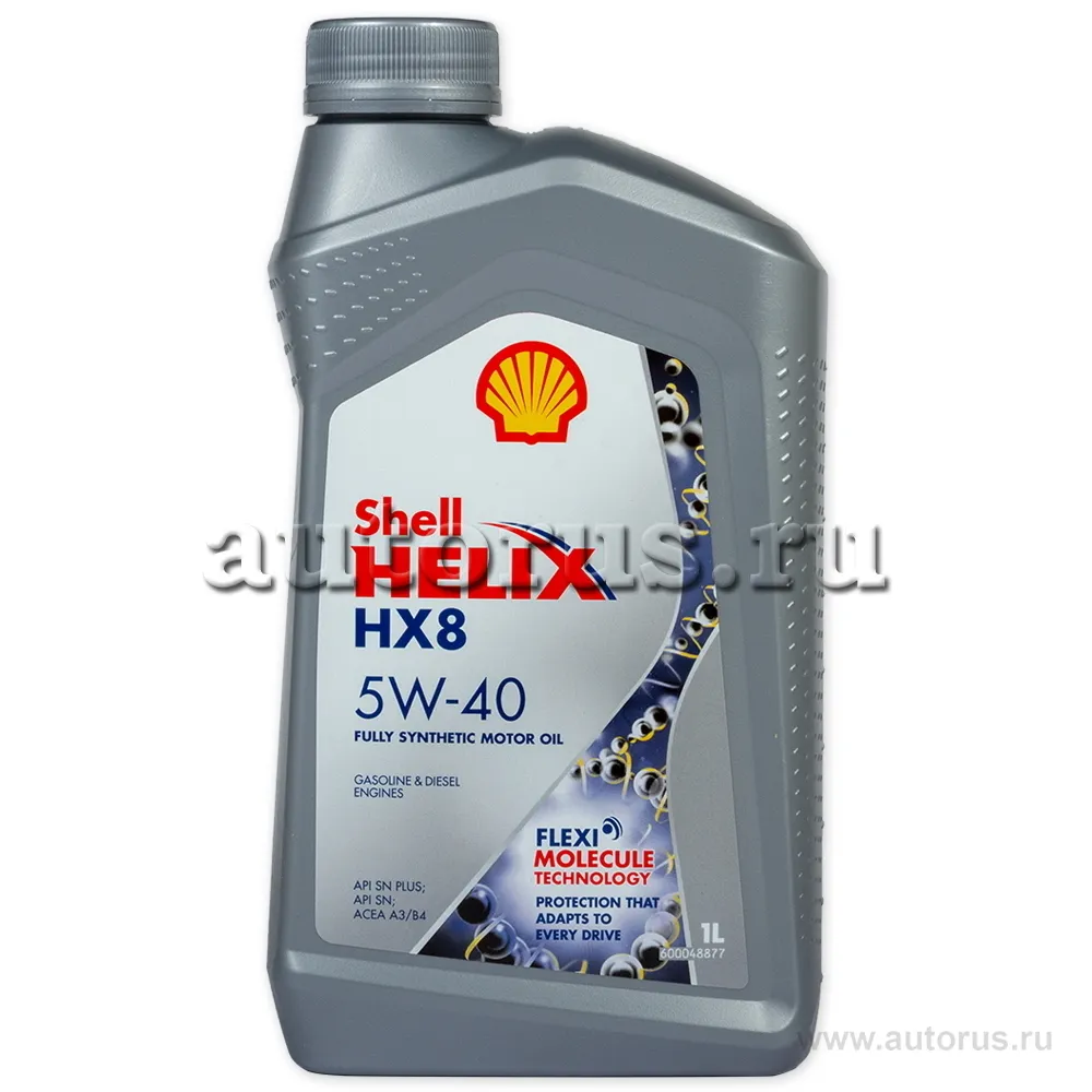 Масло моторное SHELL Helix HX8 SN+ 5W-40 синтетическое 1 л 550051580