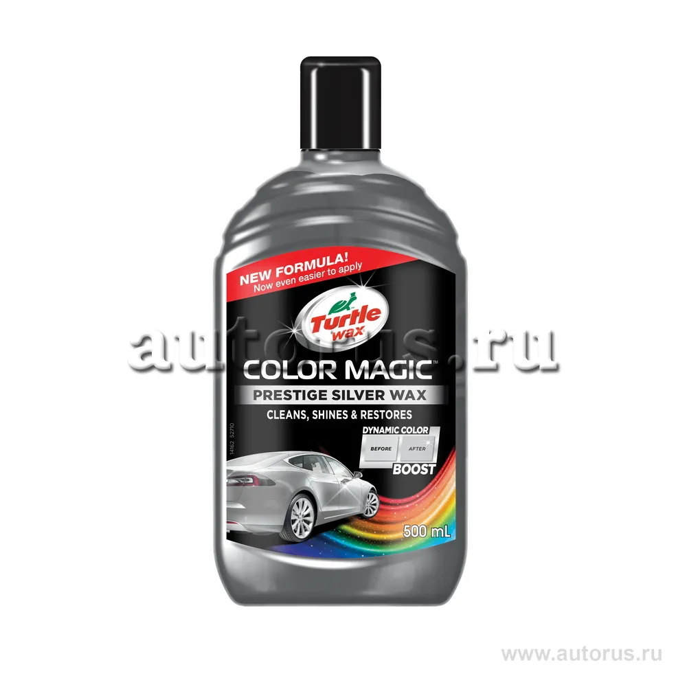 Полироль серебро 500 мл TW Color Magic РLUS FG 7009 TURTLE WAX артикул  FG52710 - цена, характеристики, купить в Москве в интернет-магазине  автозапчастей АВТОРУСЬ