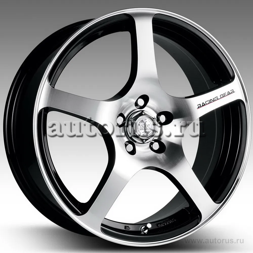 Диск литой R16 7J 4x100/67.1 ET40 RACING WHEELS H-125 BK F/P 87513216741  RACING WHEELS артикул 87513216741 - цена, характеристики, купить в Москве в  интернет-магазине автозапчастей АВТОРУСЬ