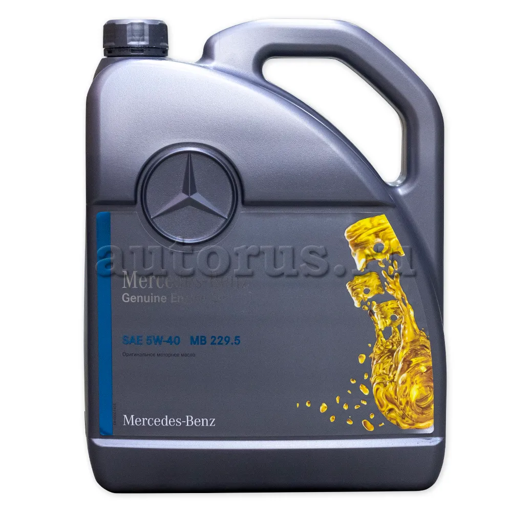 Масло моторное MERCEDES-BENZ MB 229.5 5W-40 5 л A000 989 21 07 13 FAER  MERCEDES-BENZ артикул A000 989 21 07 13 FAER - цена, характеристики, купить  в Москве в интернет-магазине автозапчастей АВТОРУСЬ