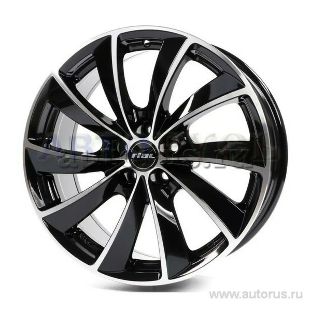 Диск литой R18 8J 5x108/70.1 ET43 Rial Lugano Diamond Black Front Polished  LU80843B531 Rial артикул LU80843B531 - цена, характеристики, купить в  Москве в интернет-магазине автозапчастей АВТОРУСЬ