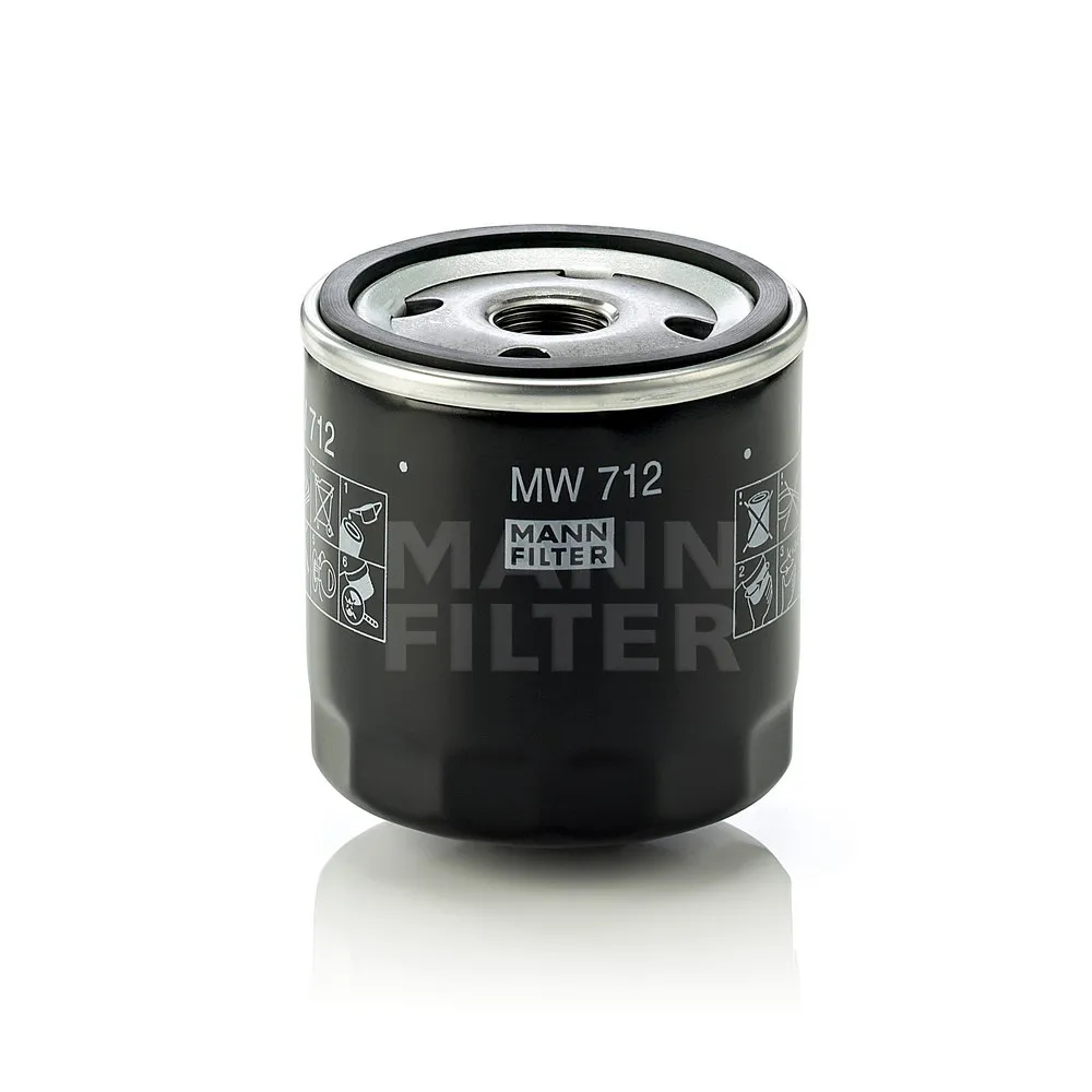 Фильтр масляный BMW Moto R850/R1100/R1150/R1200 MANN-FILTER MW 712 MANN-FILTER  артикул MW 712 - цена, характеристики, купить в Москве в интернет-магазине  автозапчастей АВТОРУСЬ