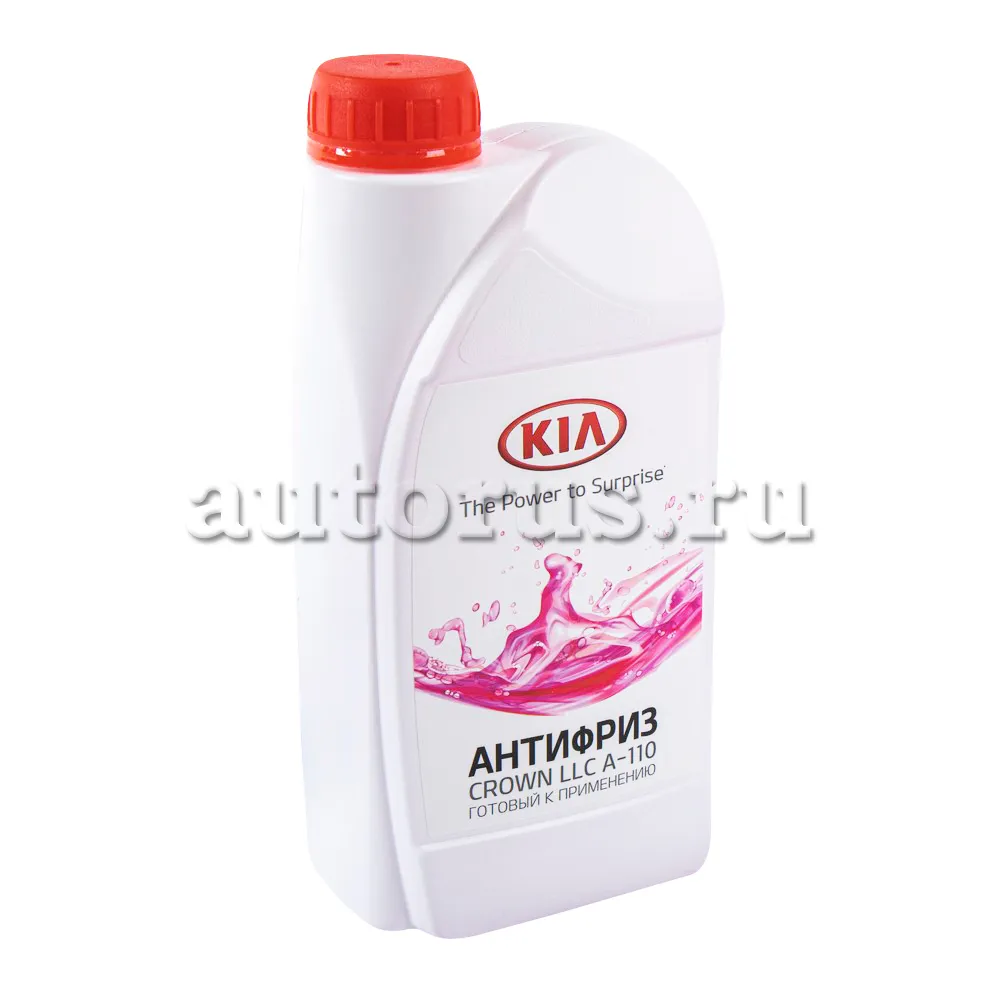 Антифриз HYUNDAI/KIA Crown LLC A-110 G12 готовый -40C розовый 1 л  R9000-AC006K HYUNDAI/KIA артикул R9000-AC006K - цена, характеристики,  купить в Москве в интернет-магазине автозапчастей АВТОРУСЬ