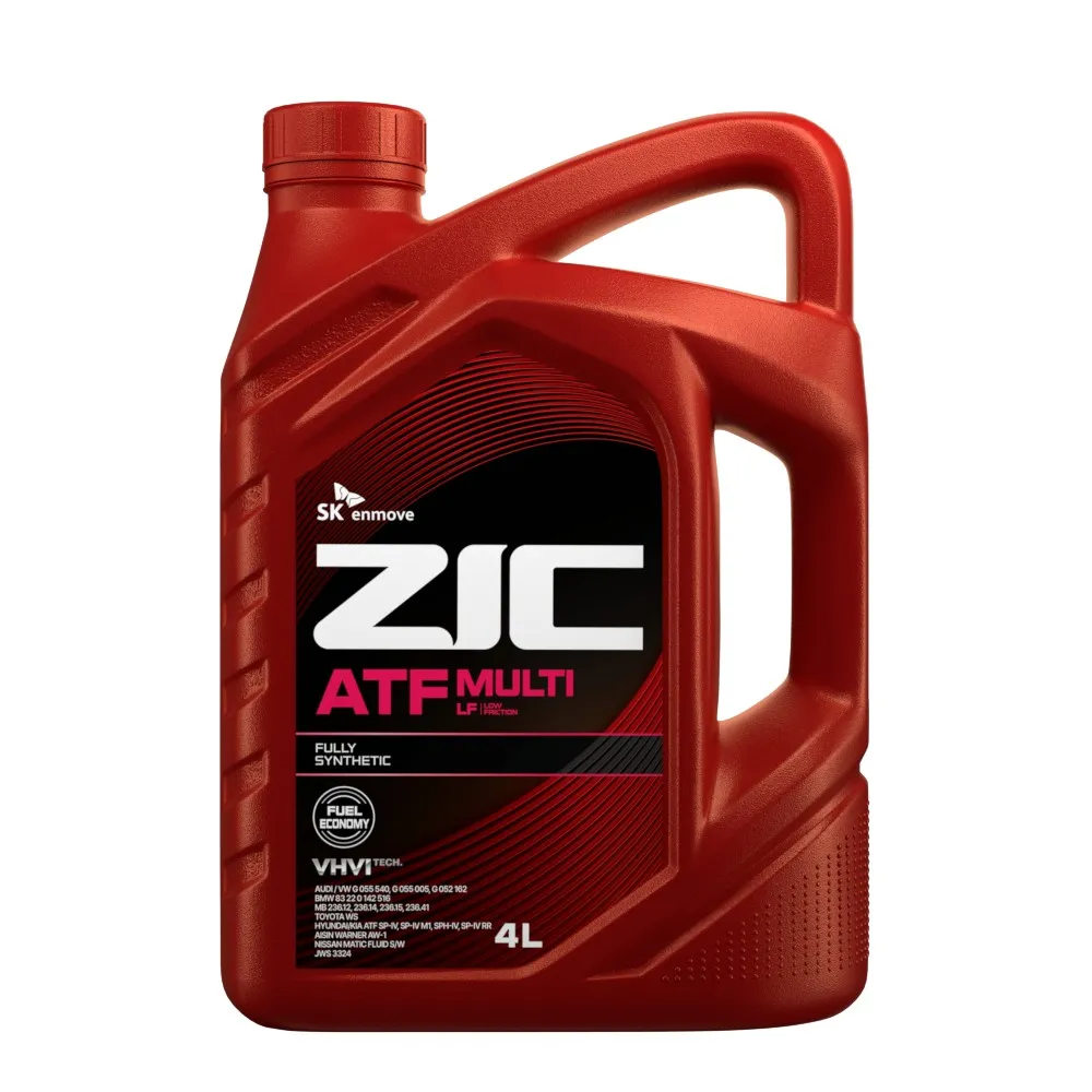 Масло трансмиссионное ZIC ATF Multi LF синтетическое 4 л 162665