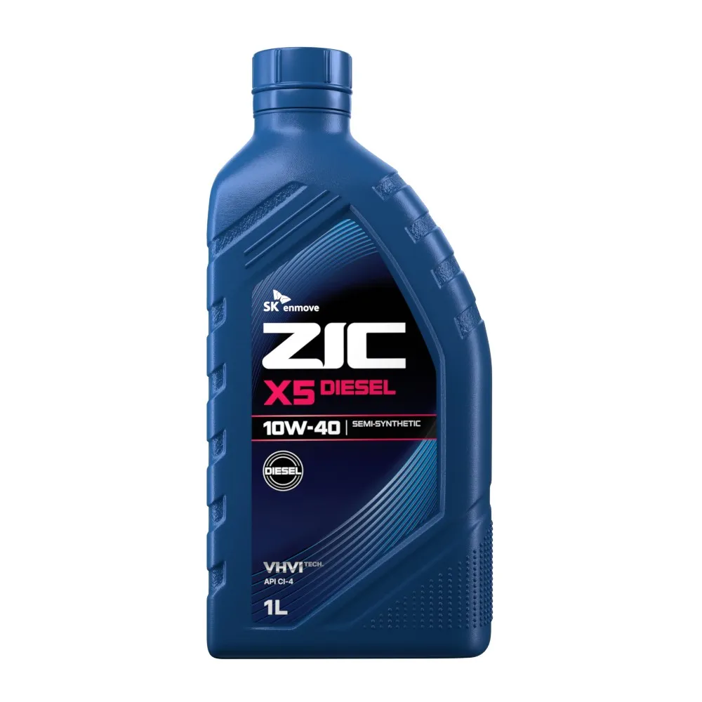 Масло моторное ZIC X5 Diesel 10W-40 полусинтетическое 1 л 132660