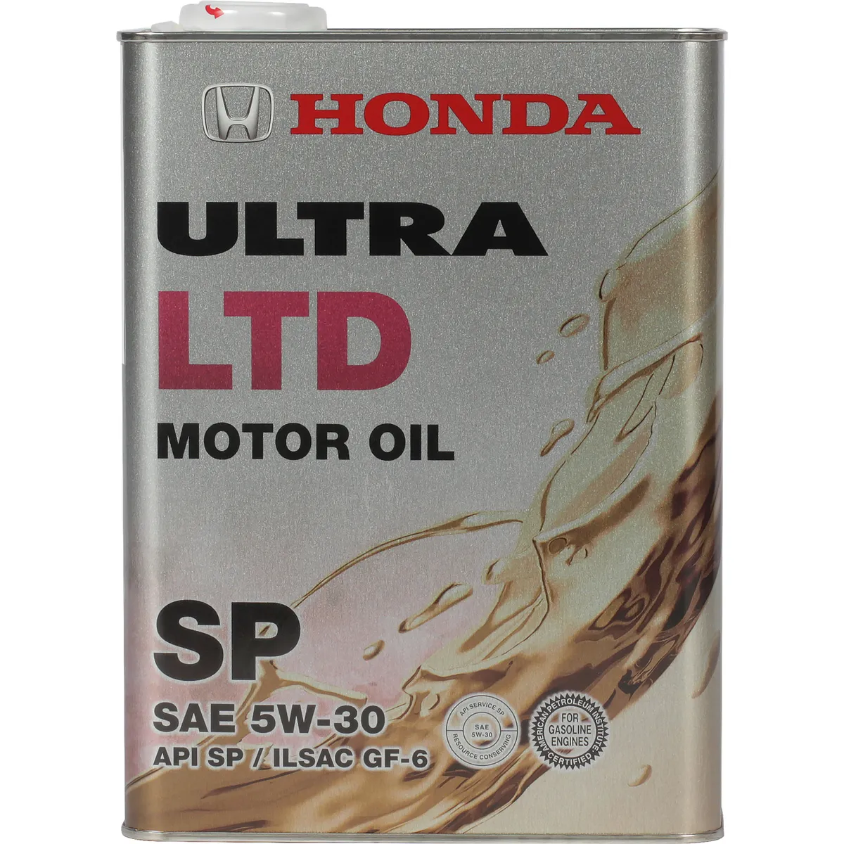 Масло моторное HONDA ULTRA LTD SP/GF-6 5W-30 4 л 08228-99974HMR HONDA  артикул 08228-99974HMR - цена, характеристики, купить в Москве в  интернет-магазине автозапчастей АВТОРУСЬ