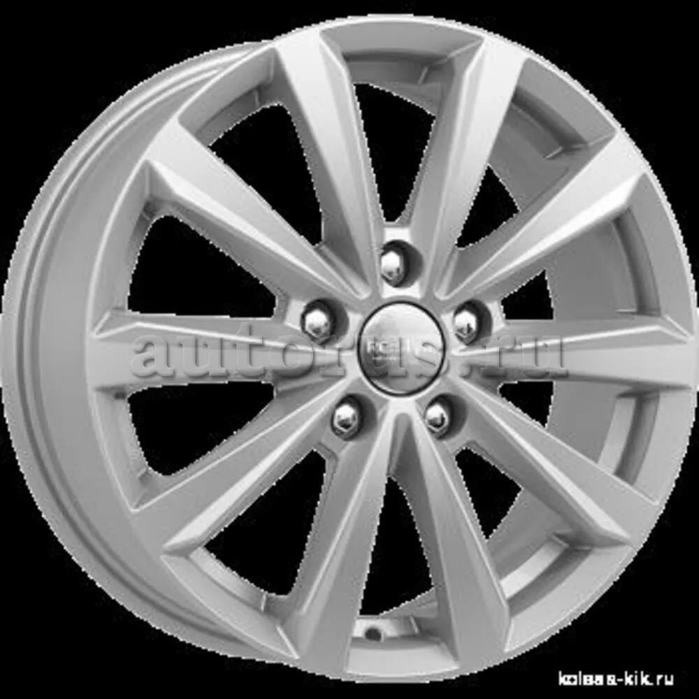 Диск литой R16 6.5J 5x108/63.3 ET50 КИК КС737 (ZV 16_Focus) сильвер 67957  FORD FOCUS,KUGA,MONDEO/VOLVO S40,S80 КИК артикул 67957 - цена,  характеристики, купить в Москве в интернет-магазине автозапчастей АВТОРУСЬ