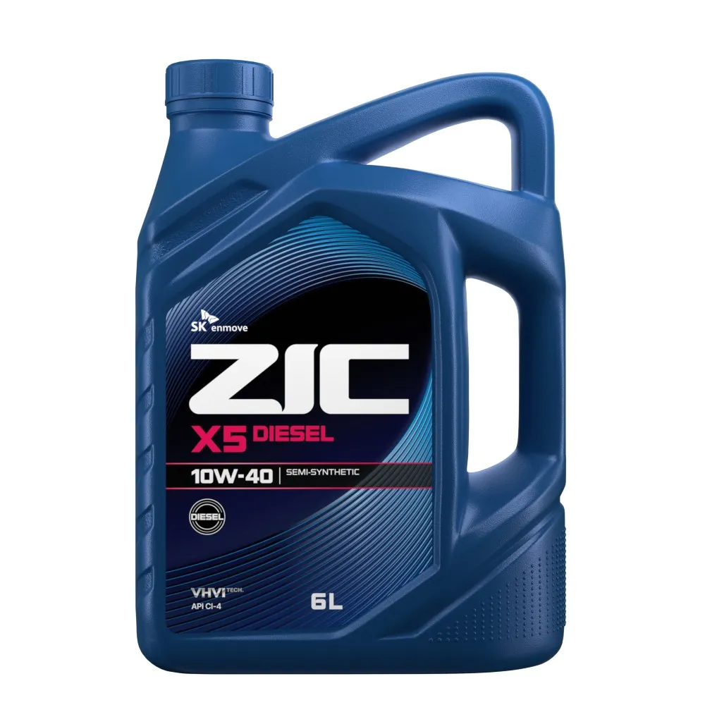Масло моторное ZIC X5 Diesel 10W-40 полусинтетическое 6 л 172660