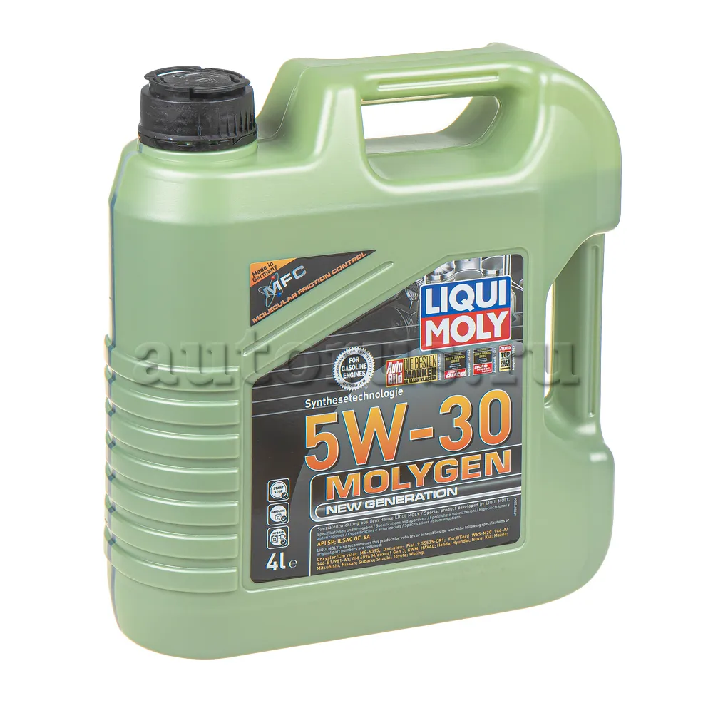 Масло моторное LIQUI MOLY Molygen New Generation 5W-30 синтетическое 4 л  9089/9042 LIQUI MOLY артикул 9089 - цена, характеристики, купить в Москве в  интернет-магазине автозапчастей АВТОРУСЬ