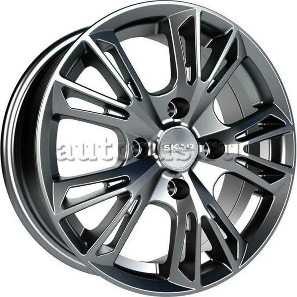 Диск литой R15 6J 4x100/60.1 ET48 СКАД Монреаль графит 2680427