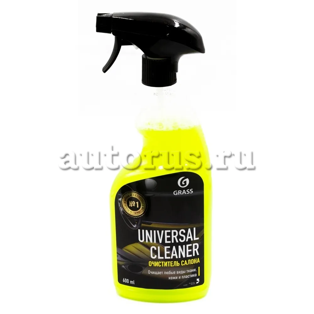 Очиститель салона Universal-cleaner спрей 600 мл GRASS 110392 GRASS артикул  110392 - цена, характеристики, купить в Москве в интернет-магазине  автозапчастей АВТОРУСЬ