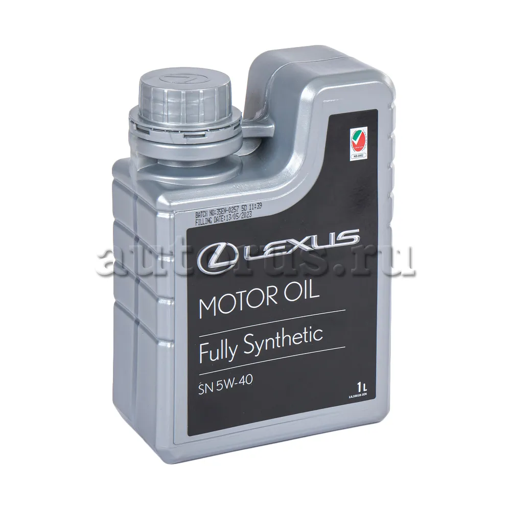 Масло моторное TOYOTA Lexus Engine oil 5W-40 синтетическое 1 л 0888083716  TOYOTA артикул 08880-83716 - цена, характеристики, купить в Москве в  интернет-магазине автозапчастей АВТОРУСЬ