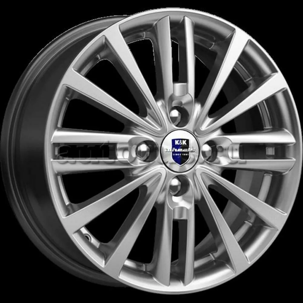 Диск литой R15 6J 4x100/54.1 ET46 КИК Модена сильвер r74549SK