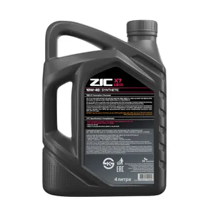 Масло моторное ZIC X7 LS 10W-40 синтетическое 4 л 162620 ZIC