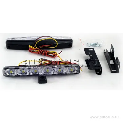 Ходовые огни DRL-HP-6 (пласт.корп. 6 диод.с повор)