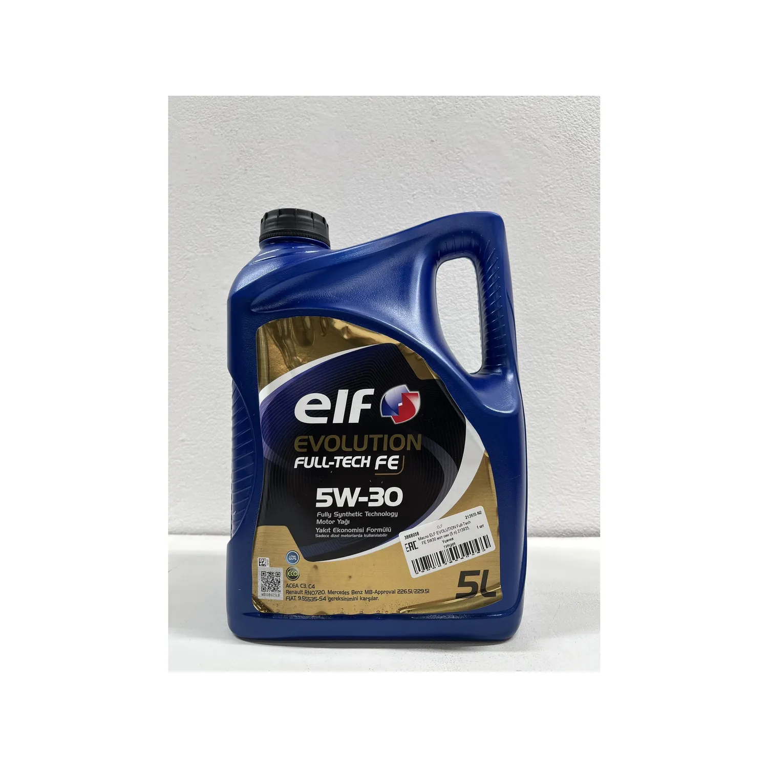 Масло ELF EVOLUTION Full-Tech FE 5W30 мот син (5 л) 213935, Уценка
