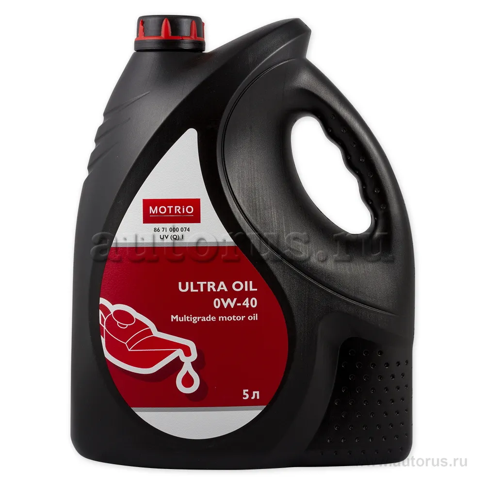 Масло моторное MOTRIO MOTRIO Ultra 0W-40 синтетическое 5 л 8671000074