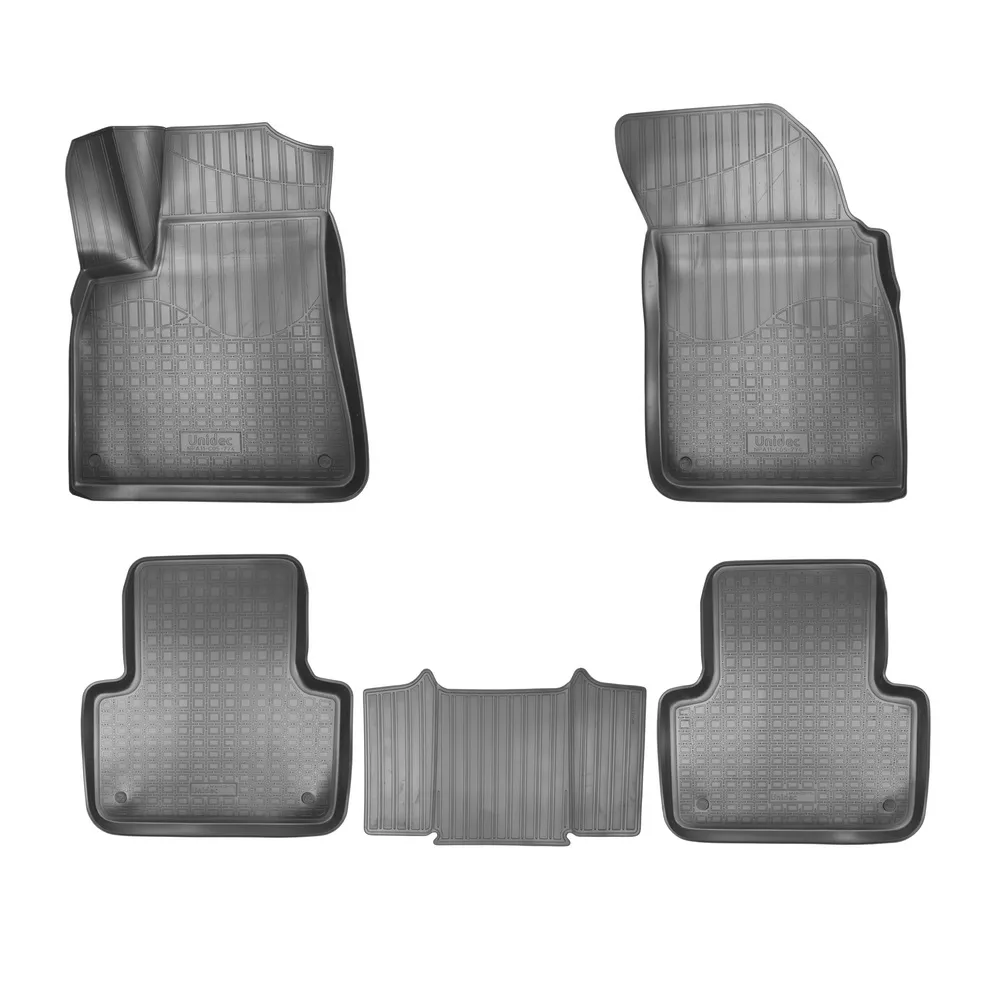 Коврики салонные для Audi Q7 (4M) 3D (2015) (5 мест) NORPLAST NPA11-C05-774