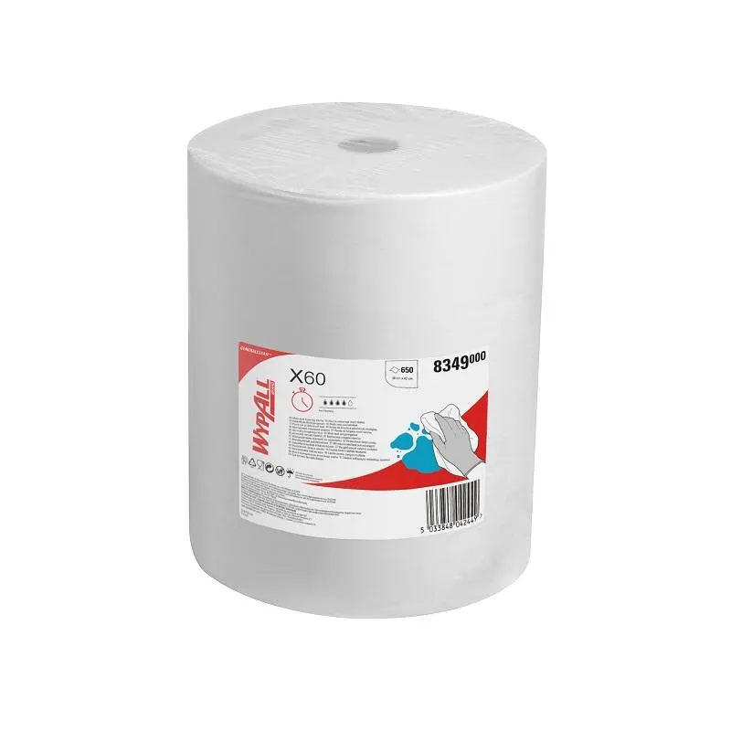 Материал протирочный нетканый рулWYPALLx X60 LR W 650s 38х42см бел 8349 1442263