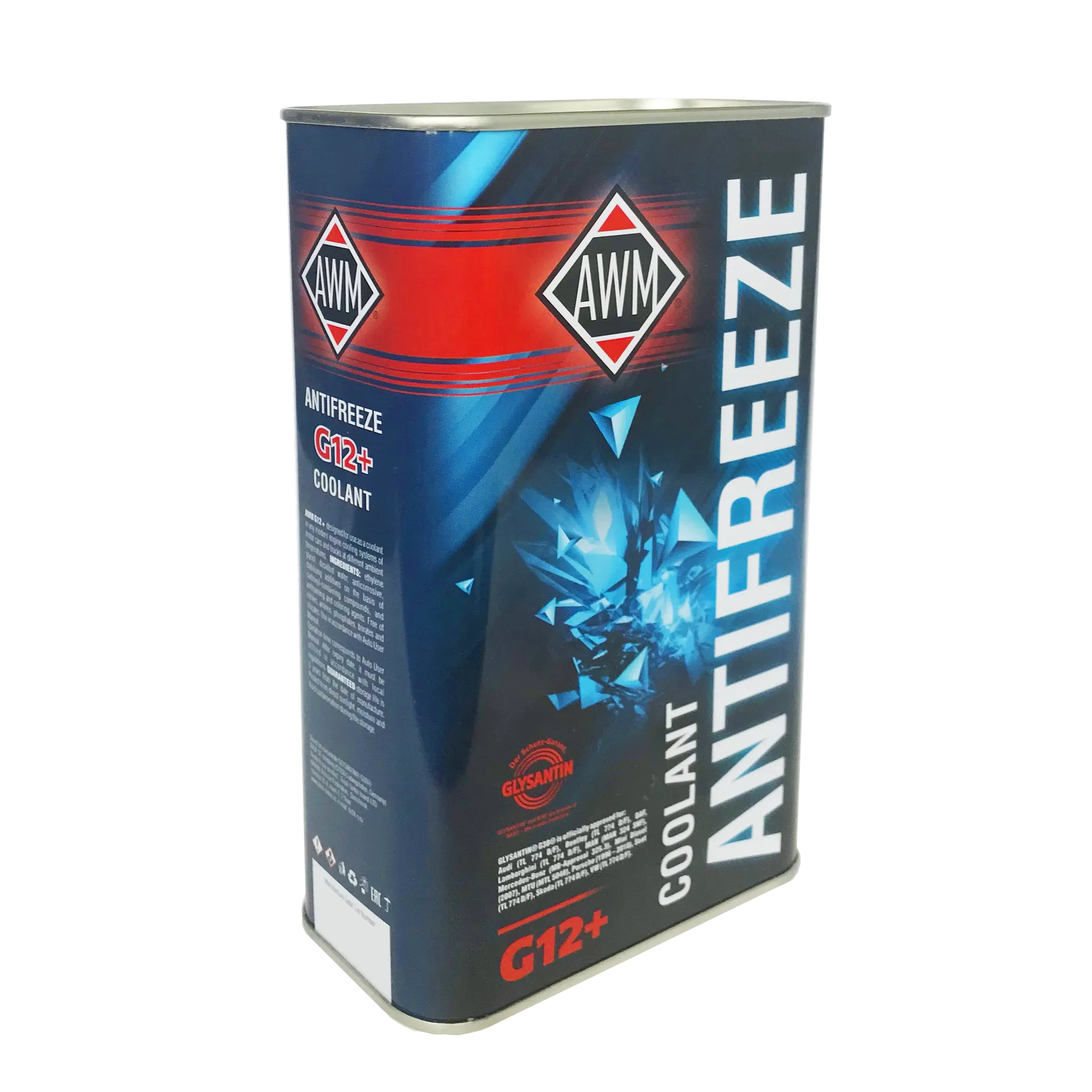 Антифриз AWM 12+ Ready Mix G12+ готовый красный 4 л 430208038