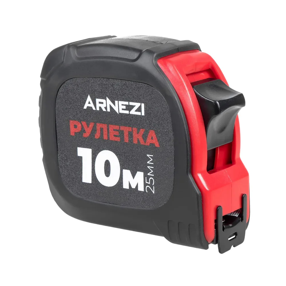 Рулетка Master 10м х 25мм с двойным зацепом Arnezi R6200022