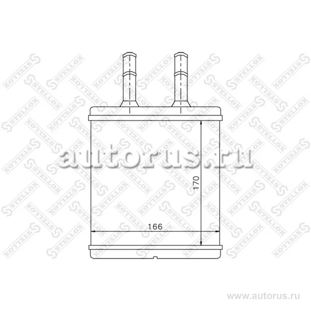 Радиатор печки Hyundai Gets STELLOX 8205018_SX