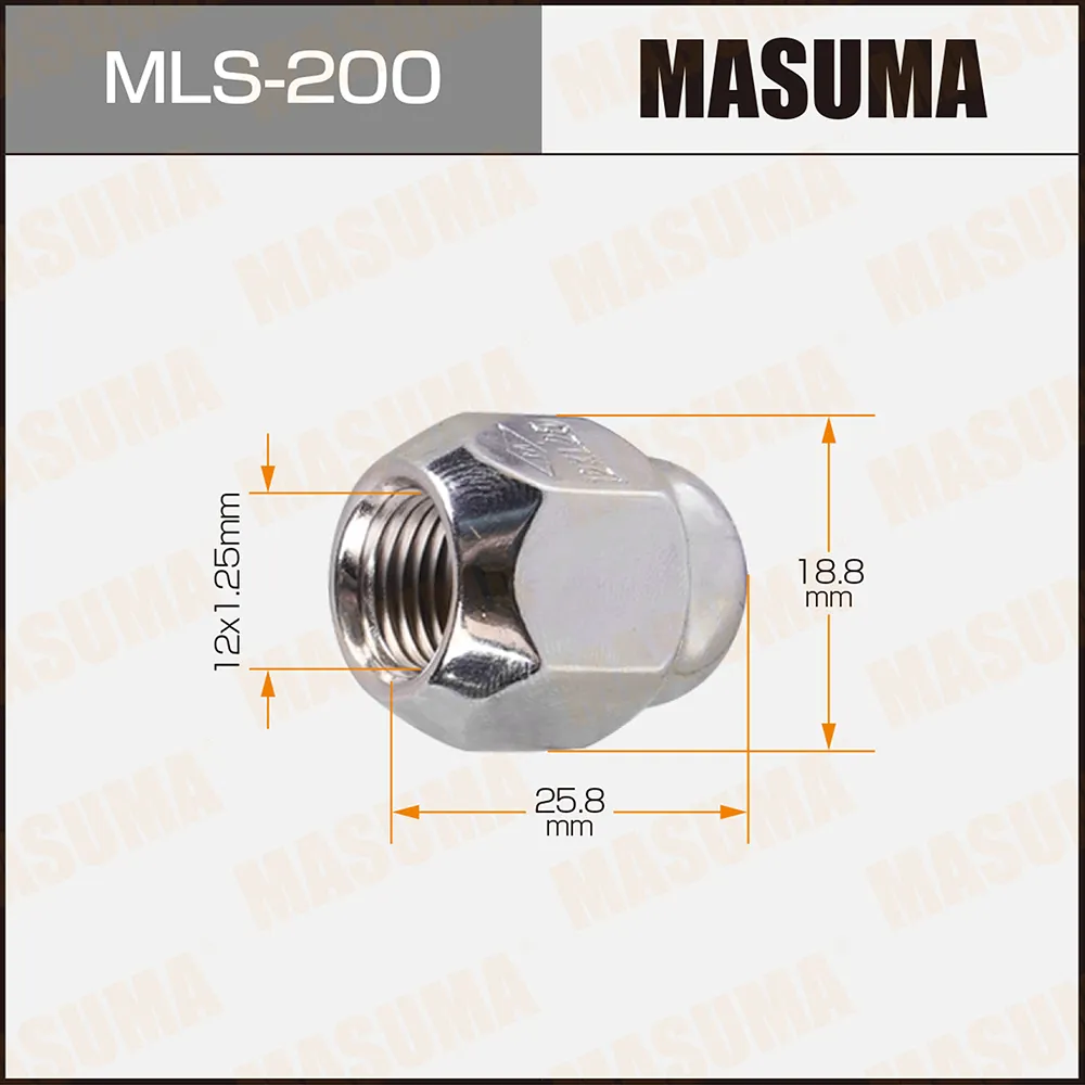 Гайка SUBARU MASUMA MLS200