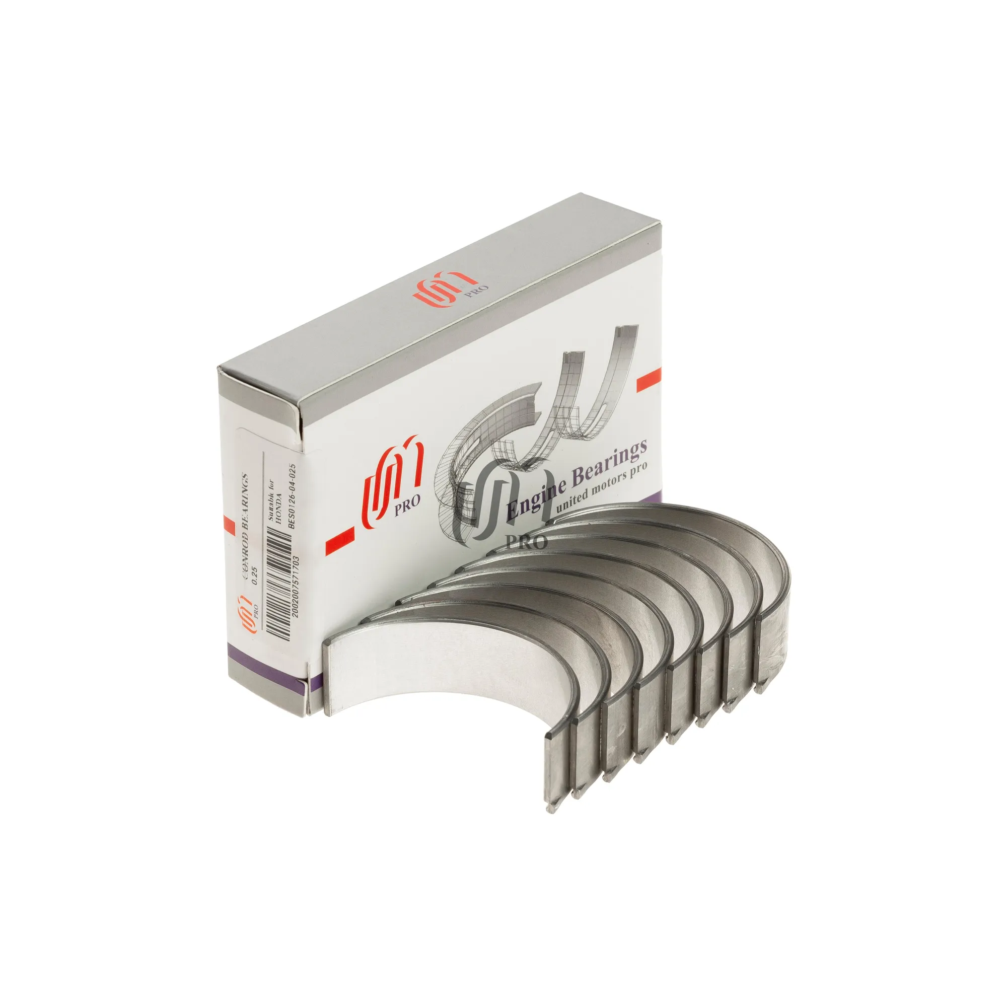 Вкладыши шатунные 0.25 HONDA R16A R18A UM UNITED MOTORS UMPRO BES012604025