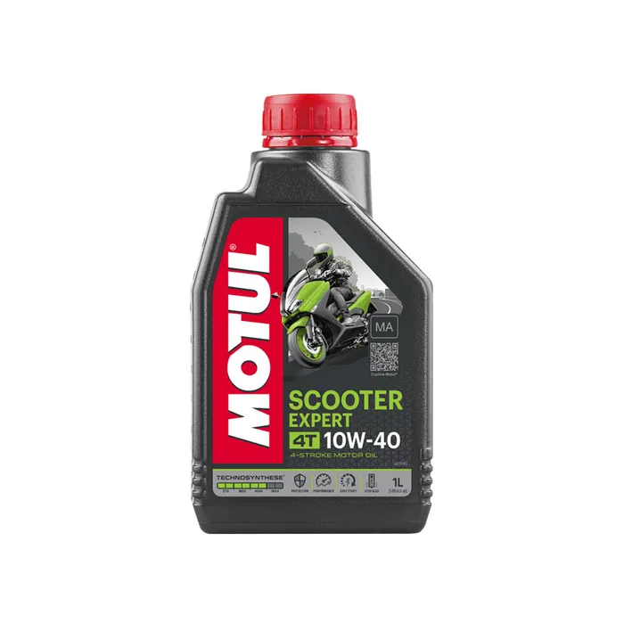 Масло моторное 4T Motul Scooter Expert 4T MA 10W40 полусинтетическое 1 л 105960