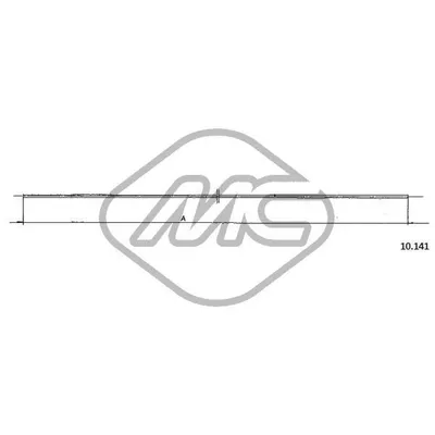 Трос газа 105 - 110 - 120 (SOLO INTERNO/INNER) Metalcaucho 83295