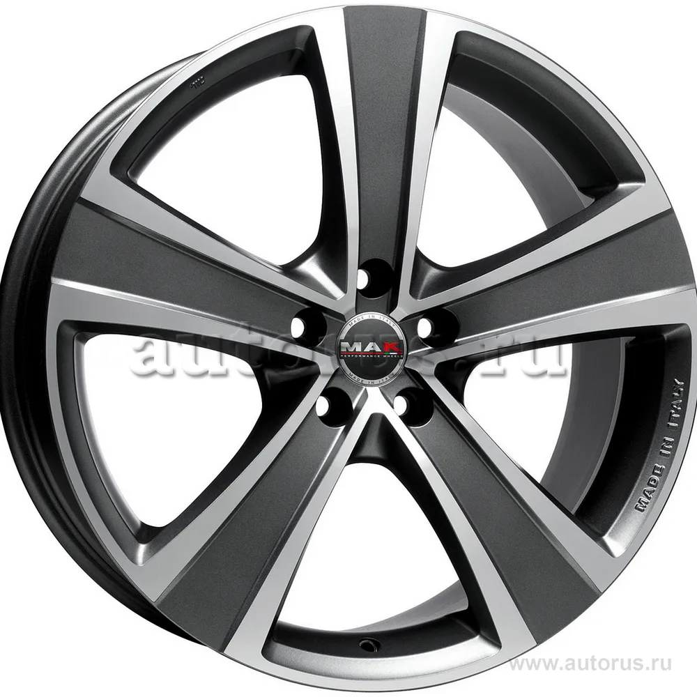 Диск литой R15 6.5J 5x160/65.1 ET53 MAK Fuoco 5 Ice Titan F6550FU3IQ53TGX