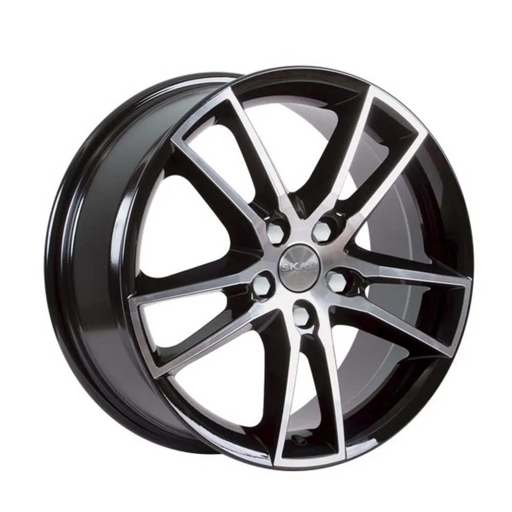 Диск литой R17 7.5J 5x114.3/67.1 ET55 СКАД Форсаж алмаз 0940105