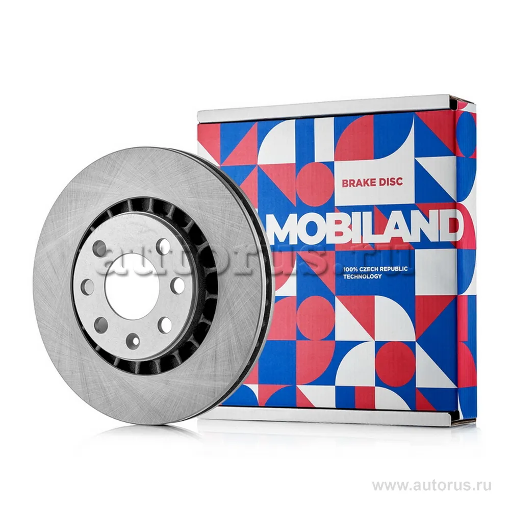 Диск тормозной передний вентилируемый D256мм CHEVROLET LANOS седан, MOBILAND 416102591