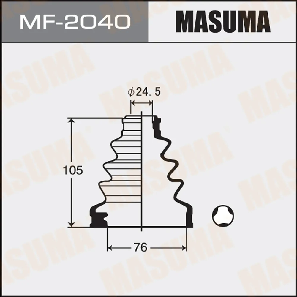 Пыльник ШРУСа NISSAN DATSUN MASUMA MF-2040